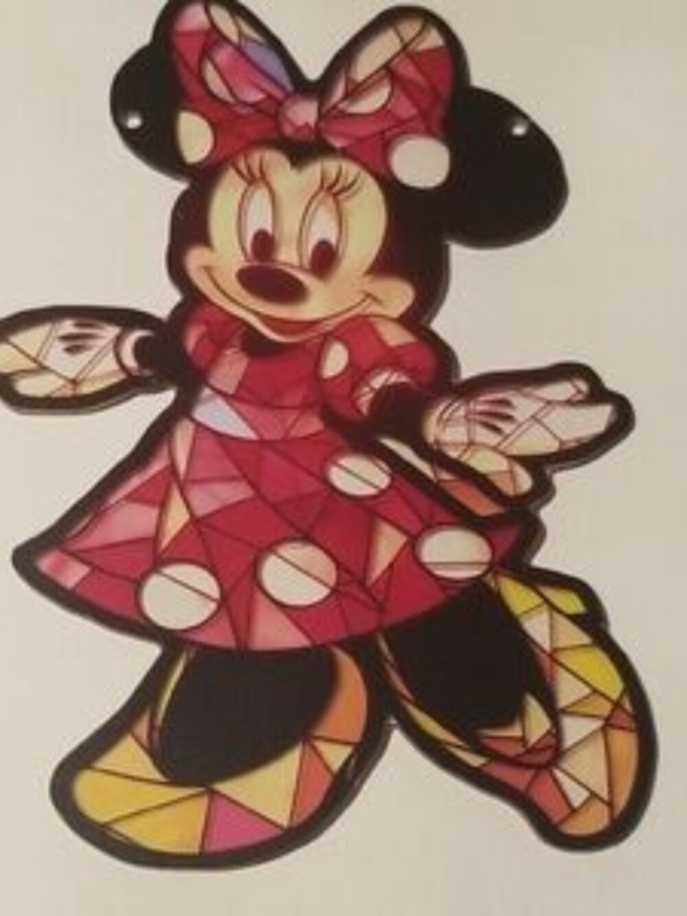 Disney Minnie Mouse Plastic  Suncatcher